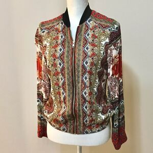 Boho Bomber Jacket Windbreaker